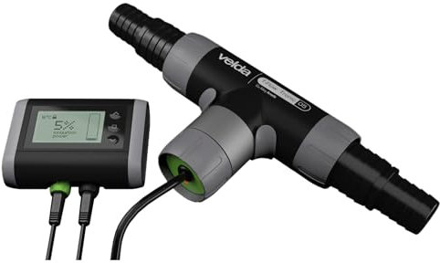 Velda 126656 Electronic Remover of Fibrous and Slimy Algae with Copper Ions, Ponds up to 15,000 Litres, T-Flow Tronic 15