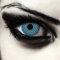 DESIGNLENSES weiße farbige rinnegan Kontaktlinsen, 1 Paar/ 2 Stück, Sharingan Pain Akatsuki Mangekyou Cosplay Pain Sharingan 6