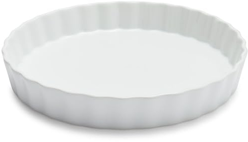 Sur La Table Porcelain Quiche Dish, White
