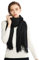 RIIQIICHY Pashmina Schal Schwarz Damen Winter Schals Tücher Stola Festlich für Abendkleider Damenschal Winterschal Kuschelig