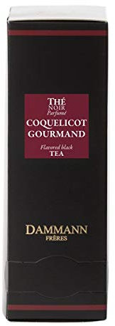 Té DAMMANN FRÈRES - COQUELICOT GOURMAND - 24 sobres cristal
