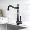 Grifo De Pintura Negro Retro Estilo Europeo Cocina Grifo 360°Giratorio Grifo para Fregadero Grifo de Cocina Monomando Grifería de Mezclador Agua