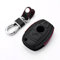 M.JVisun Véritable Cuir Clef Coque Porte-clés pour Mercedes-Benz A Classe B C E S G M V Classe CLA CLS GLA GLC GLE GLK GL GLS SL SLK SLC Viano Metris Clé de Voiture - Cuir - Noir - 2 Bouton