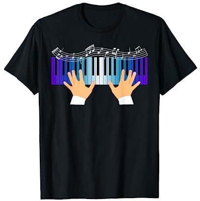 Keyboard Klaviermusik Dynamik Theorie Musiker Klavier T-Shirt