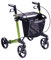Sunrise Medical Leichtgewichtsrollator Gemino 30M, max. 130 kg, zusammenfaltbar bei wenig Kraftaufwand I mit festen Unterarmauflagen und Softrädern, Sitzhöhe 62 cm Farbe: apfelgrün