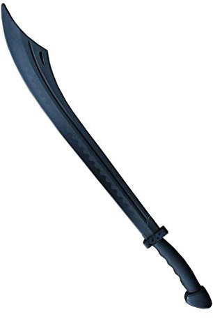 Deluxe Arti Marziali Nero Polipropilene Plastica Kung Fu Spadone Allenamento Spada - 33