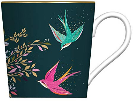 Sara Miller Tasse aus der Londoner Chelsea-Kollektion, 355 ml, Dunkelgrün