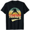Hockey Vintage Eishockey Spieler Eishockey Retro Hockey T-Shirt