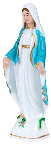 VALICLUD Jungfrau Maria Statue Glow in The Dark Unsere Dame von Gnade Statue Leucht Katholischen Religiöse Figuren für Mütter Tag Dekorationen