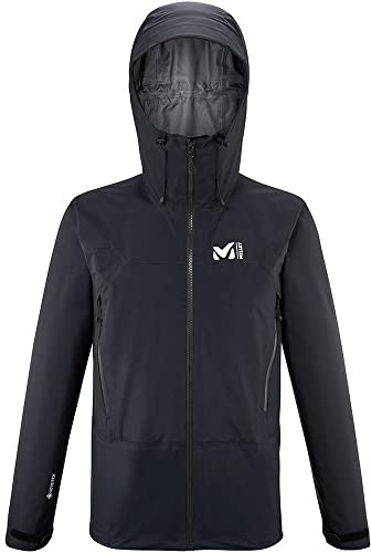 MILLET - Kamet Light GTX JKT M - Veste Hardshell Homme - Membrane Gore-Tex Imperméable - Alpinisme - Noir