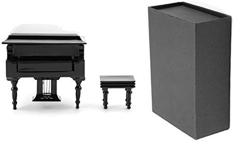 Tyenaza Piano-Modell, Miniatur-Klaviermodell für Bücherregale Arbeitstische Schreibtische und Nachttische, Mini-Klavierdisplay für Home Coffee House Ornament