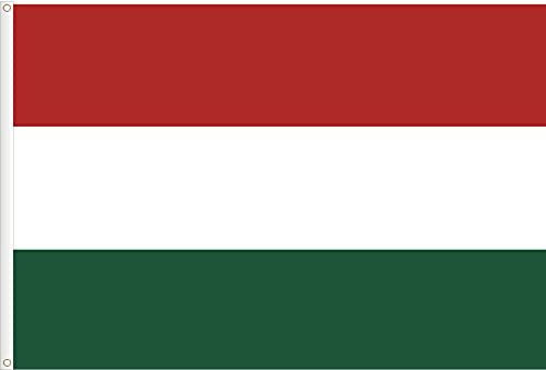 BANDERA DE HUNGRÍA (MAGYARORSZÁG ZÁSZLAJA). RASO PREMIUM 120D. TAMAÑO GRANDE. 150X90 CM