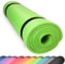diMio Komfort-Gymnastikmatte Yogamatte in 185x60x1cm, 185x60x1.5cm, 185x90x1.5cm, 200x100x2 mit Tragegurt Phtalatfrei + SGS-geprüft (Grün, 185 x 60 x 1.5 cm)