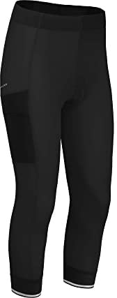 Bergson Sundra Comfort Capri | Damen 3/4 Radhose (mit Sitzpolster) - Funktionelle Damen Radhose in 3/4 Capri-Länge, Normalgrößen, bi-elastischer 4-Wege-Stretch, integriertes Comfort Sitzpolst