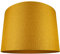 Contemporary and Sleek Ochre Linen 16 Lamp Shade with Cotton Inner Lining | for Table/Floor Lamps and Pendants | Beautiful Statement Piece by Happy Homewares