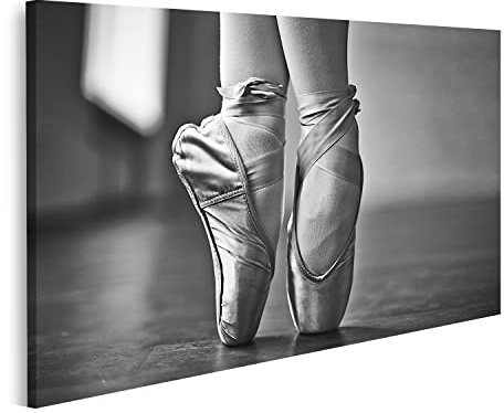 islandburner Bild auf Leinwand Füße Tanzende Ballerina Während Der Proben Wandbild Poster Kunstdruck Bilder