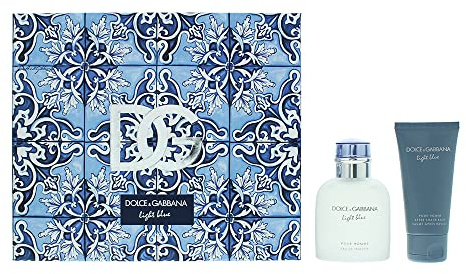 Dolce & Gabbana Light Blue Pour Homme 2 Piece Gift Set: Eau De Toilette 75ml - Aftershave Balm 50ml