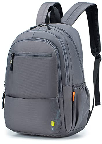 BAGZY Reiserucksack Rucksack Handgepäck 40x20x25 Ryanair Laptoptasche 15.6 Zoll Klein Rucksack Leicht Kabinentasche Daypack Reisetasche für Arbeiten College [Grau]