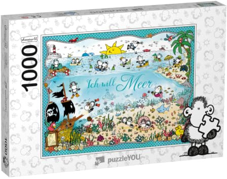 puzzleYOU: Puzzle 1000 Teile „Ich Will Meer“