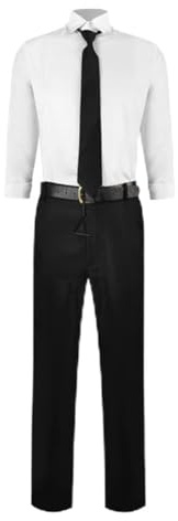 Tongyundacheng Denji Cosplay Costume Men's Anime Cosplay Uniform Outfit for Halloween Party Dress Up