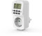 sonero digitales Thermostat Steckdose, Temperaturregler, Heizung, Kühlung, zeitgesteuert mit internem Fühler, für Terrarium, Gewächshaus, Räucherofen, als Frostwächter, 3600 Watt, weiß