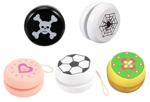 Vaguelly 10 STK Hölzernes Jo-jo Yoyo Für Anfänger Basteln Sie Yo Yo Nachtleuchtendes Yoyo Lernspielzeug Aus Holz Vintage Holz-jo-jo Holzspielzeug Yoyo-Profi Füllstoff Kind Sport