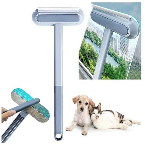 Multifunctional Pet Hair Remover,Pet Hair Remover for Furniture,4-in-1 Multifunctional Hair Removal Brush,Pet Dog Cat Hair Cleaner Brush,Reusable Pet Hair Remover for Carpet Car Glass (1PC)