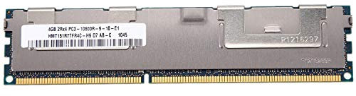 MOLERRI Memoria RAM DDR3 de 4GB 2Rx4 PC3-10600R 1.5V 1333MHz ECC 240-Pin Server RAM HMT151R7TFR4C
