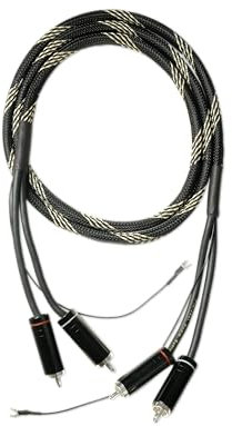 Pro-Ject Audio Systems Connect it Phono DS RCA, Phonokabel mit OFC-Kupferleiter und versilberten Steckern, 1,23m