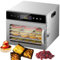 XoTiq Food Dehydrator, 6 Trays Stainless Steel Dehydrator, Jerky Dehydrator, 48H Timer and Temperature Control, LED Display, Temperature Control, Protection for Jerky Herbs Meat Beef Fruit Vegetables
