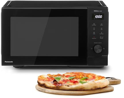 Panasonic NN-GD35QBEPG 29L Grill-Mikrowelle, 1000 W, automatisches Auftauen, Kombinationsgaren, Timer, Schwarz
