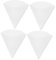 CIMAXIC 4 Piezas kit de grifo colador de petróleo filtro para freidora de aire colador de aceite Kit de embudo de filtrado de jarabe freidora de aceite freidora aceite colador de cono