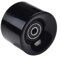 Honseadek ABEC9 Kugellager Skateboard-Räder-Set, inklusive 4 x 60 x 45 mm Rollen und Abstandshalter für Street Skating, Skateboard-Räder-Set, inklusive Skateboard-Achsen (schwarz)