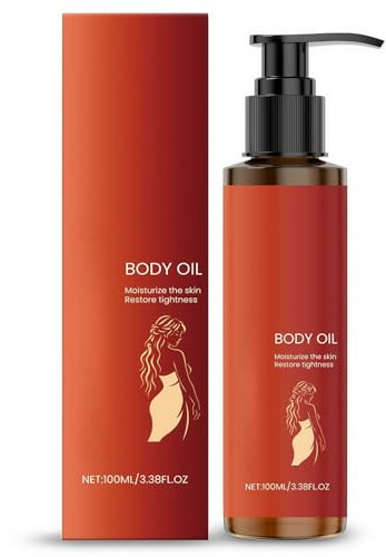 Magic Luxury Body Oil 100ml Glow Straff – Straffendes Körperöl mit Jojobaöl & Hyaluronsäure – Körperöl mit Pumpenkopf – Reines Natürliches Öl für Glatte & Straffe Haut