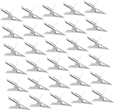 BESTYASH 50Pezzi Clip Natale Multifunzionali per Decorazioni Natalizie Materiale Resistente e Compatto per Addobbi Albero e Feste Facile da Usare