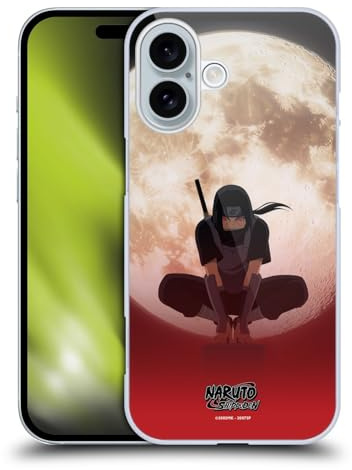 Head Case Designs Offizielle Naruto Shippuden Itachi Uchiha Mond Darsteller Kunst Harte Rueckseiten Handyhülle kompatibel mit Apple iPhone 16