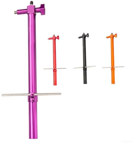 Gdfnmogo Road For Bike Dual Control Lever Alignment Tool, Aluminum Alloy Handlebar Leveling and Height Regulator with Stainless Steel Screws(Purple)