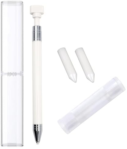 Yolkify Diamond Art Pen with Refillable Wax, Rhinestone Picker, Diamond Art Refillable Wax Pen, Rhinestone Pickup Tool for Nail Design and Art Dotting Painting Accessories, Pick Up Beads Gems