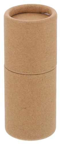 Hemobllo Aufbewahrungsbox aus Kraftpapier 10ml für Ätherische Öle mit Fester und Gleichmäßiger Leistung Kompakte Papierröhre für Ordentlichen und Sicheren Schreibtisch