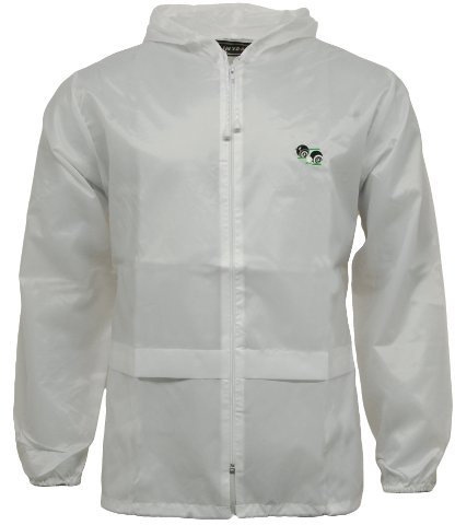 G5 APPAREL Lawn Bowling White Kagool Cagoule Unisex Hooded Rain Jacket Bowls (2XL)