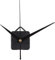 RAIN QUEEN Mécanisme d' Horloge à Quartz 3 Aiguille Super Silencieux Noir