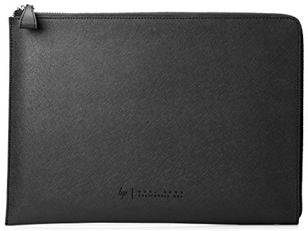 HP Spectre 15.6 Inch (39.6 cm) Black Leather Sleeve for Laptop/Chromebook/Mac