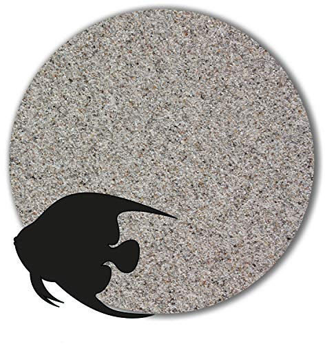 Anbobo Aquarium Sand/Aquarium Kies - 25 KG - 0,63-1,25 mm - hellgrau