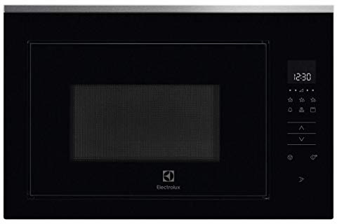 ELECTROLUX - KMFD263TEX SERIE 800 FLEX TouchOpen - Microondas todo en uno - Negro y acero inoxidable anti-rastro - 26L - 900W - Parrilla 800W
