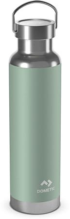 Dometic Thermo Bottle 66 - Thermosflasche 660 ml - Trinkflasche Edelstahl - Spülmaschinenfest, Doppelwandige Isolierung - Thermoskanne - Moss
