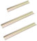 Yue QIN Lot de 3 Rail DIN Rails U-Groove Métal Fendue Rail de Montage pour Le Coupe-Circuit Rails de Montage DIN 35 mm de Large en Acier avec Fente (Deux Tailles)