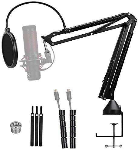 Hyper X QuadCast Mikro Arm - Professioneller Mikrofonarm Mikrofon Ständer Kompatibel mit HyperX QuadCast S Mikrofon von YOUSHARES