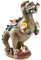MAOBU The Great Garden GNOME Massacre, Dinosaurier Essen GNOME Garden Ornament, Best Art Decor Indoor Outdoor Home oder Office (Dinosaurier)