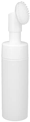 Bouteille moussante nettoyante pour le visage, bouche de bouteille en spirale Bouteille moussante de grand diamètre avec brosse pour nettoyer en profondeur les pores du visage(#3)
