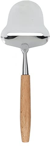 Spatule à fromage en tranches en acier inoxydable Épaisseur réglable Rabot à fromage Rasoir à jambon Coupe-fromage avec manche en bois pour fromage semi-dur